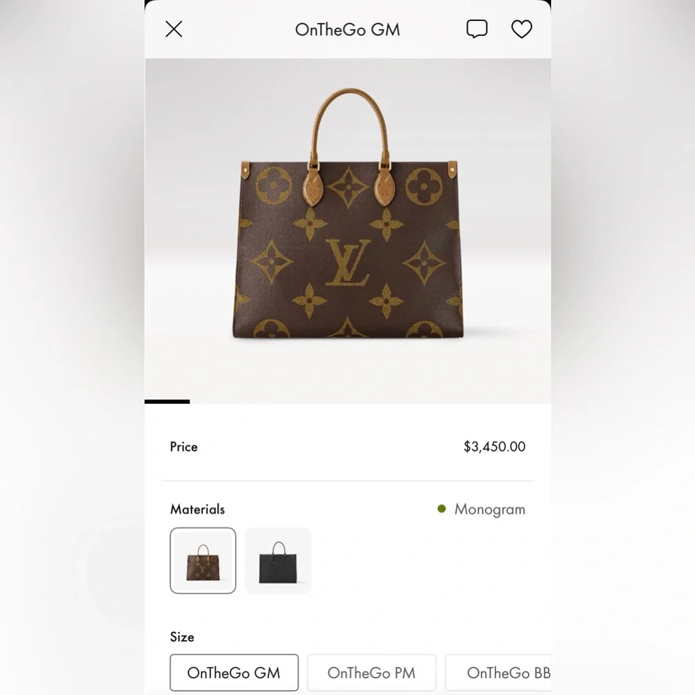 Louis Vuitton Onthego GM shoulder bag - Picture 17 of 17
